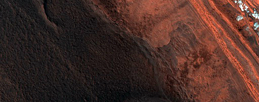 Active North Polar Layered Deposits Scarp Avalanche Monitoring