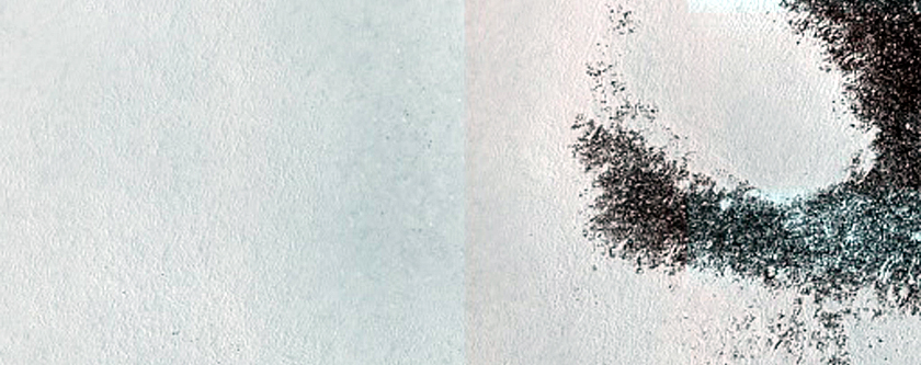 Fringe of Perennial Ice Deposit