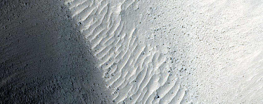 Channels and Crater Ejecta in Southern Utopia Planitia