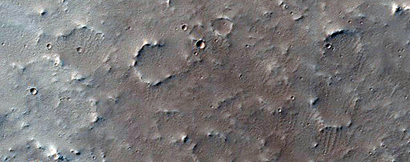 Candidate Recent Impact Site