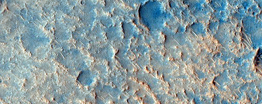 Possible Sand Source and Trap Northeast of Jezero Crater