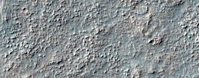 Inverted Channel in Noachis Terra