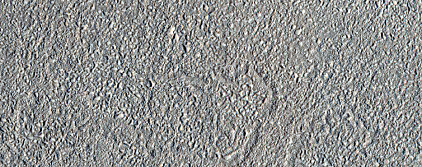 Inverted Valley and Rings in Erebus Montes