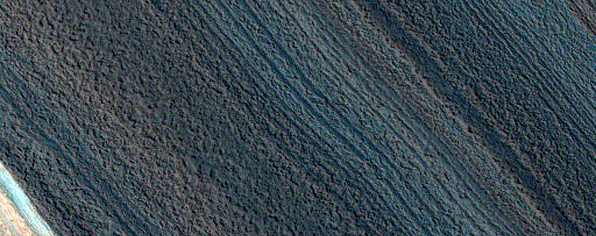 Active North Polar Layered Deposits Scarp Avalanche Sand Monitoring