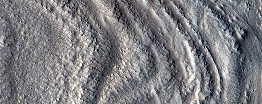 Fretted Terrain Valley Head in Coloe Fossae