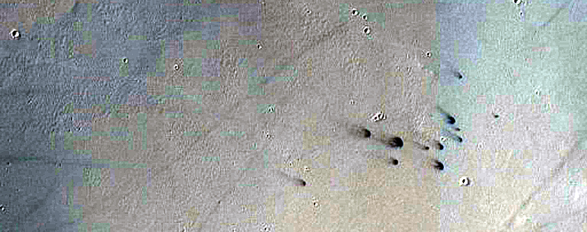 Candidate Recent Impact Site
