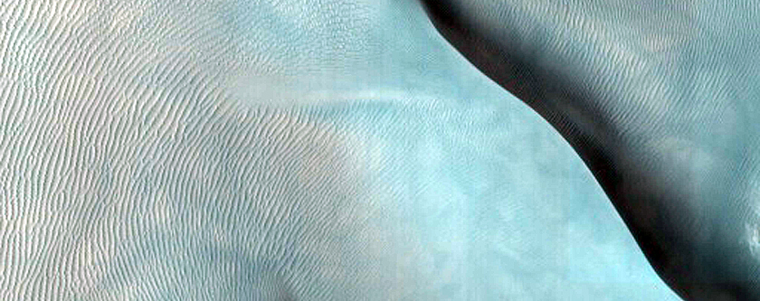 Dune Monitoring in Northern Mid-Latitude Crater