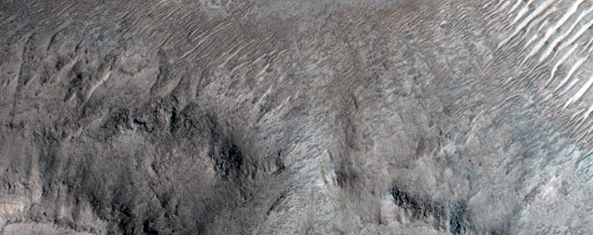 Valley Incision in Crater