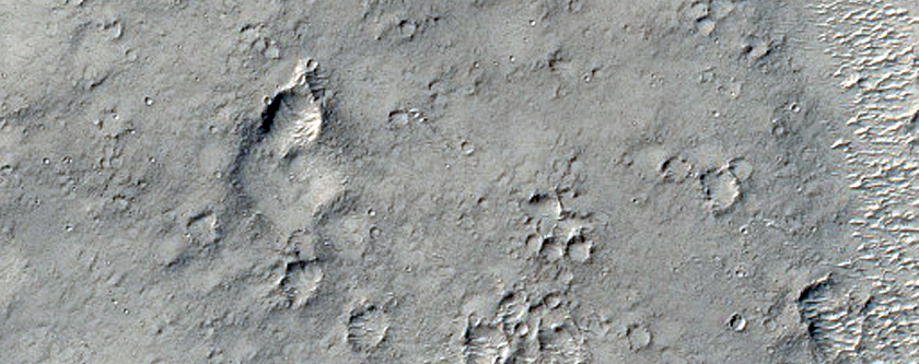 Terrain Northwest of Reuyl Crater