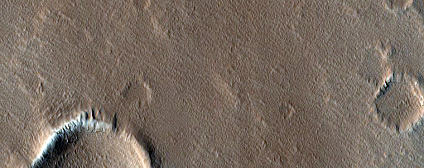 Secondary Craters North of Elysium Fossae