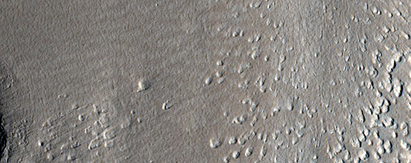 Crater and Channel System near Dao Vallis