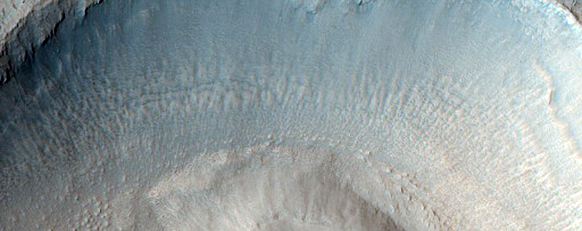 Crater in Arabia Terra