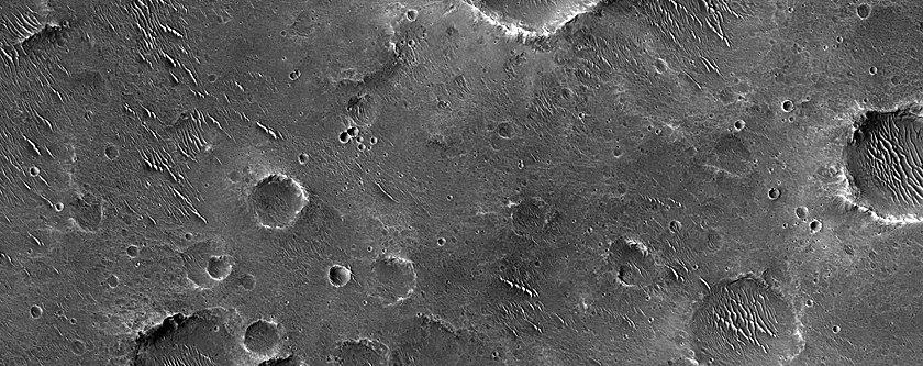 Terrain Southeast of Orson Welles Crater