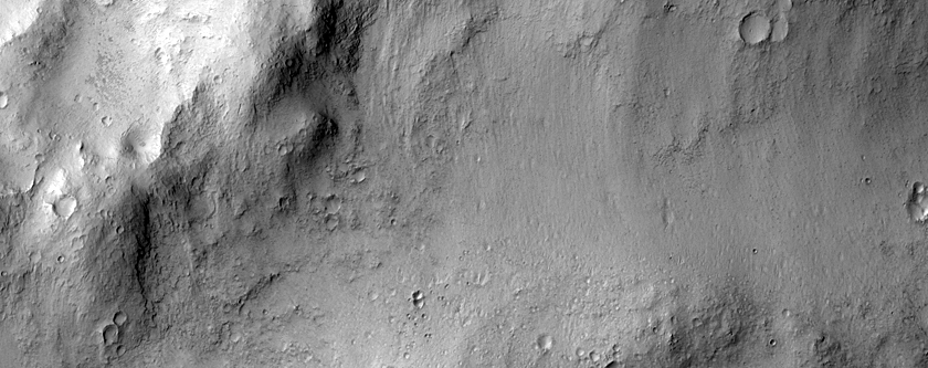 Terrain East of Mawrth Vallis
