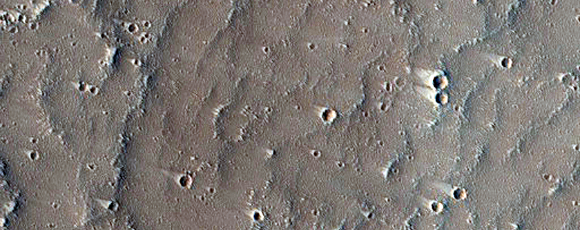 Terrain Northeast of Olympus Mons