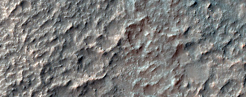 Small Fresh Impact on Wrinkle Ridge