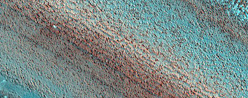 Exposure of North Polar Layered Deposits