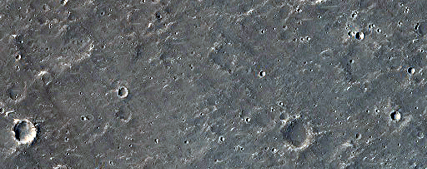 Candidate Recent Impact Site