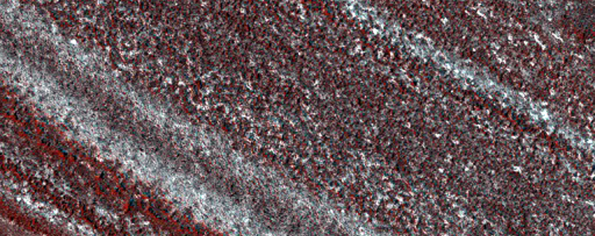 Exposure of North Polar Layered Deposits