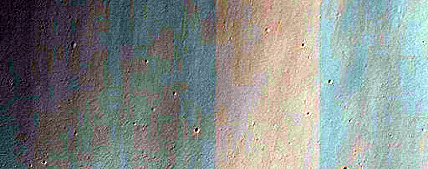 Layers in Crater near Huygens Crater