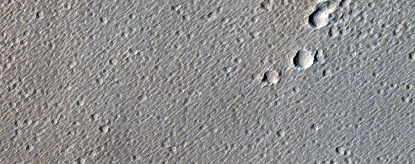 Candidate Recent Impact Site