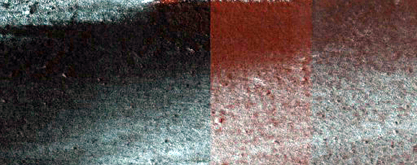 Small Ice-Filled North Polar Layered Deposit Crater