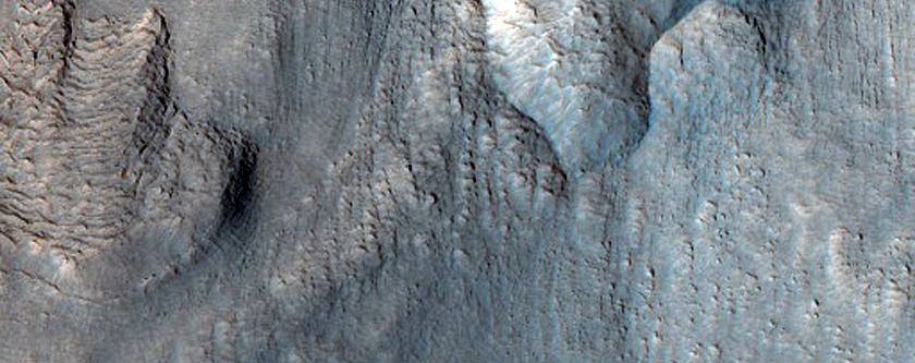 Flow Feature in Deuteronilus Mensae