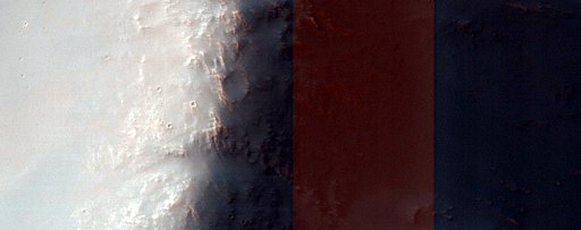 Hillslope Morphologies in Roddy Crater