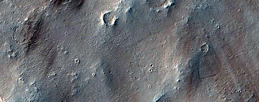 Candidate Recent Impact Site