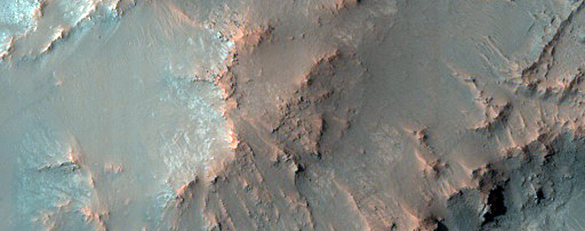 Central Uplift of Hargraves Crater in Nili Fossae