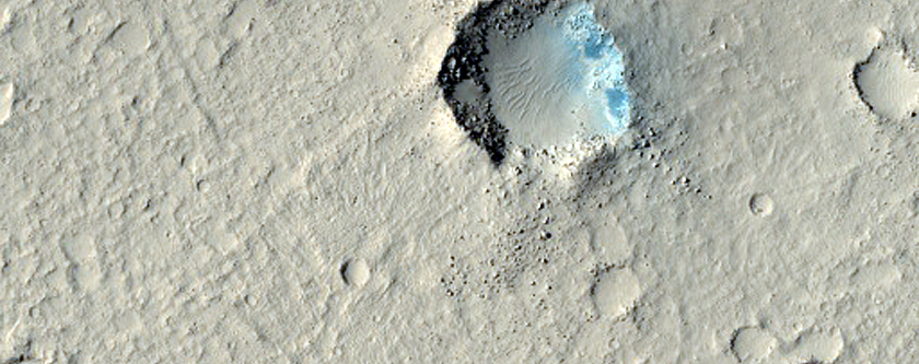 Possible Skylight Showing Thermal Anomaly in Young Lava Flows
