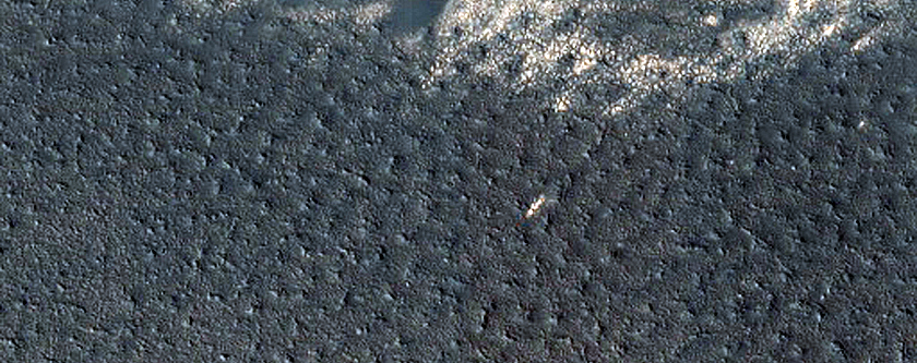 Dune Interaction with Residual Polar Ice