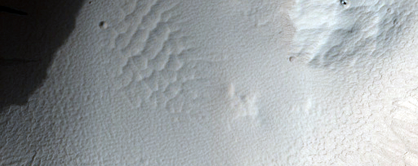 Crater in Tharsis Region
