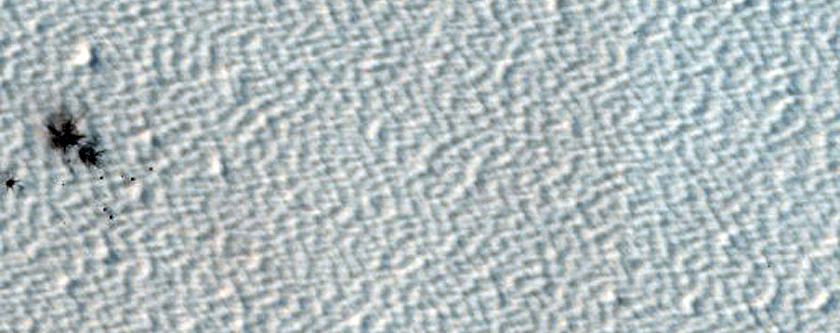 Candidate Recent Impact Site