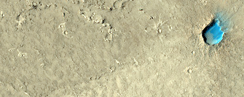 Lava Flows in Elysium Region