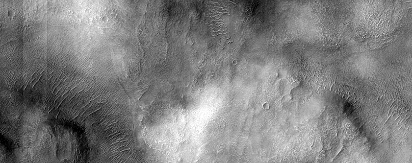 Fractured Ground on Floor of Hellas Planitia