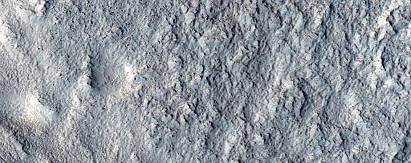 Channels West of Moreux Crater