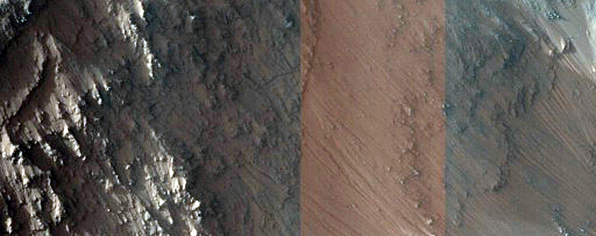 Steep Slopes in Juventae Chasma