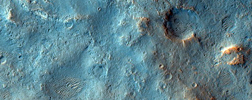 Exposed Light-Toned Material in Oxia Planum