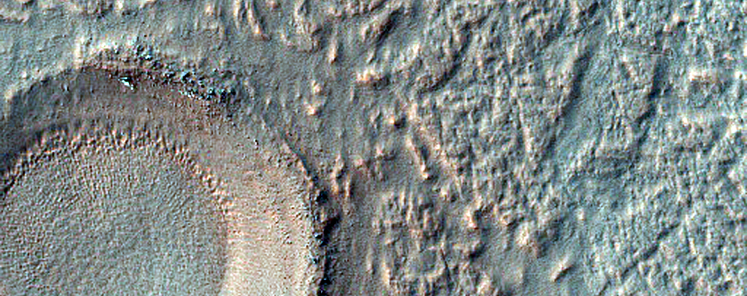Small Crater near Argyre Planitia