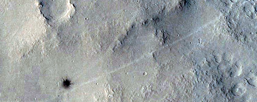 Monitoring Recent Impact Site in Arabia Terra