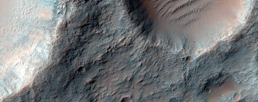 Terrain West of Molesworth Crater