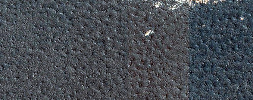 Dune Interaction with Residual Polar Ice