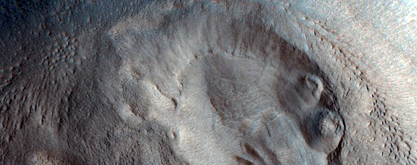Crater in Arabia Terra