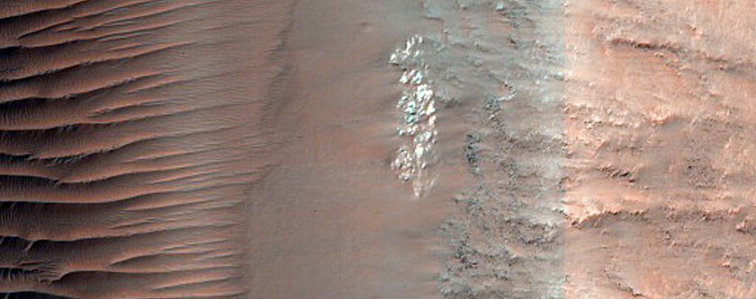 Gullies and Bedrock in Nirgal Vallis