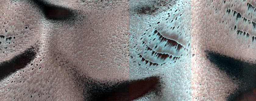 Defrosting Central Peak with Gullies and Dunes