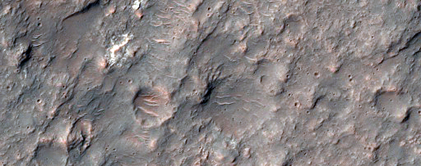 Terrain East of Molesworth Crater