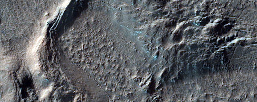 Concentric Crater Fill in Northeast Argyre Region