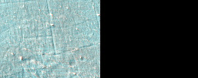 Small Sharp Crater Northeast of Argyre Planitia