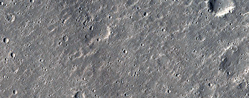 Candidate Recent Impact Site